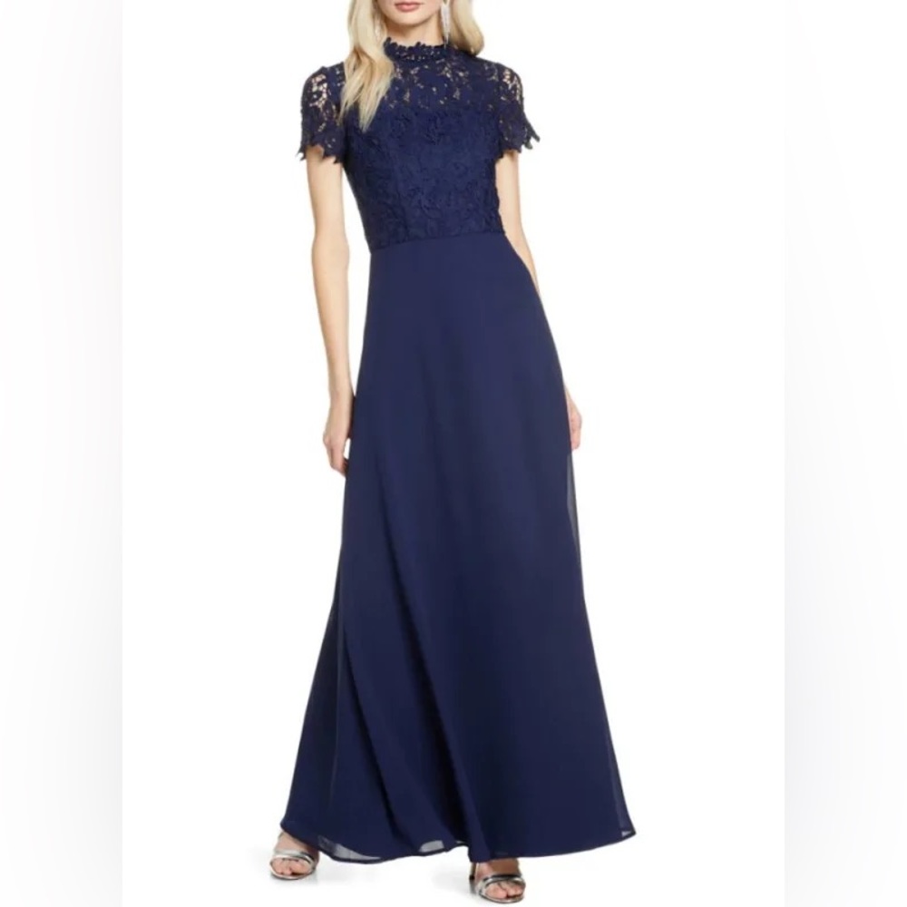 Chichi London Navy Gown